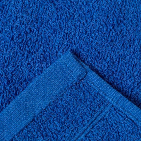 Полотенце махровое 30х60см, синий, хл 100%, 400г/м2