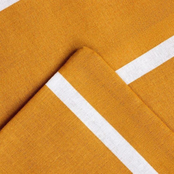 Постельное бельё Этель Дуэт Mustard stripes 143х215см-2шт, 220х240см, 70х70см-2шт, 100% хлопок, поплин