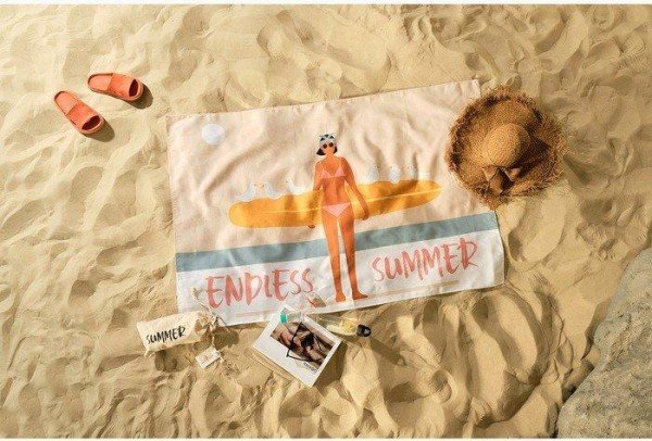 Полотенце пляжное Этель Endless summer 96х146 см, 100% хлопок