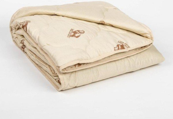 Одеяло Адамас «Овечья шерсть», размер 140х205 ± 5 см, 300гр/м2, чехол п/э
