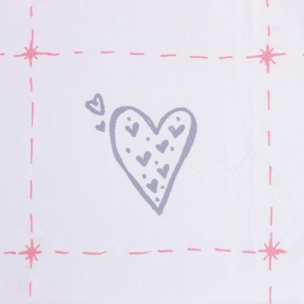 Комплект штор "Этель" Heart, 145*260 см-2 шт, 100% п/э