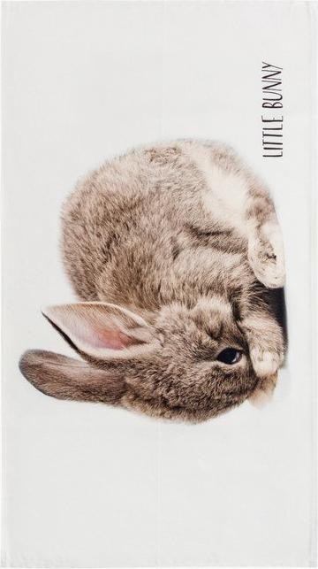 Полотенце "Этель" Shy bunny 40х73 см, 100% хл, саржа 190 гр/м2