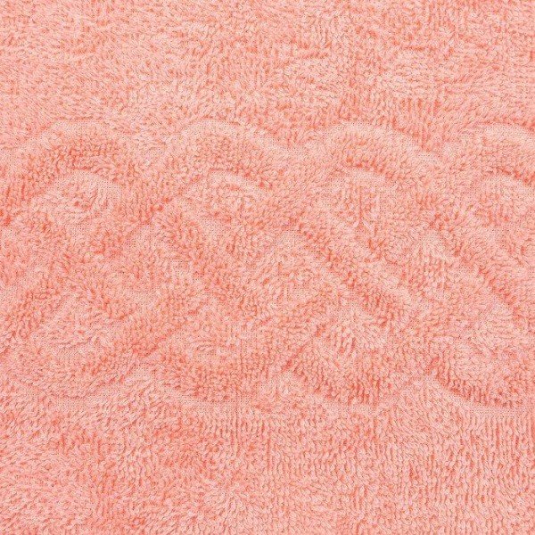 Полотенце махровое «Plait», цвет коралл, 30х70 см
