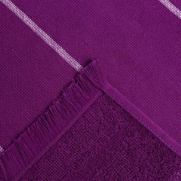 Полотенце махровое двухстороннее Этель "Уют" 50*90 см, цв.фиолетовый,100% хл, 240 гр/м2