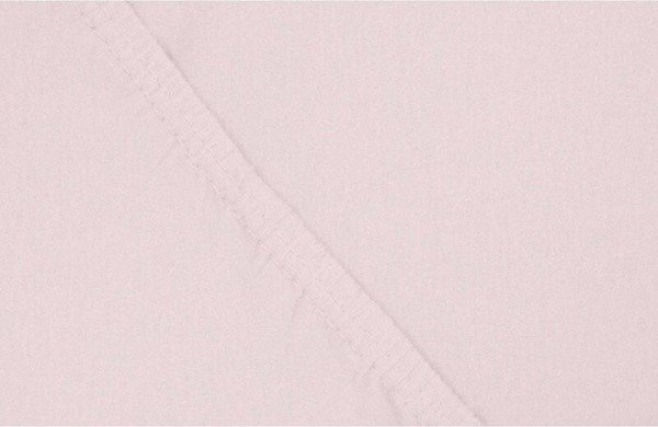 Простыня на резинке, размер 180х200х20 см, цвет розовый, трикотаж