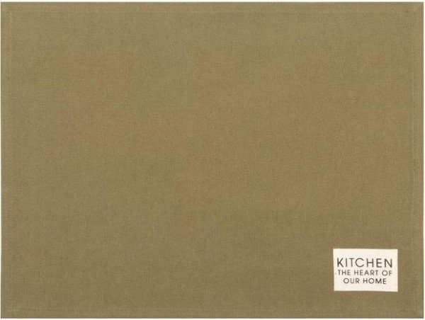 Набор салфеток Этель Kitchen, цв. зелёный, 30х40 см - 2 шт, 100% хл, саржа 220 г/м2