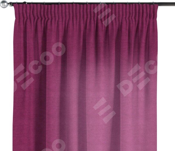 Комплект штор на тесьме «Карандаш», вельвет фиолетовый