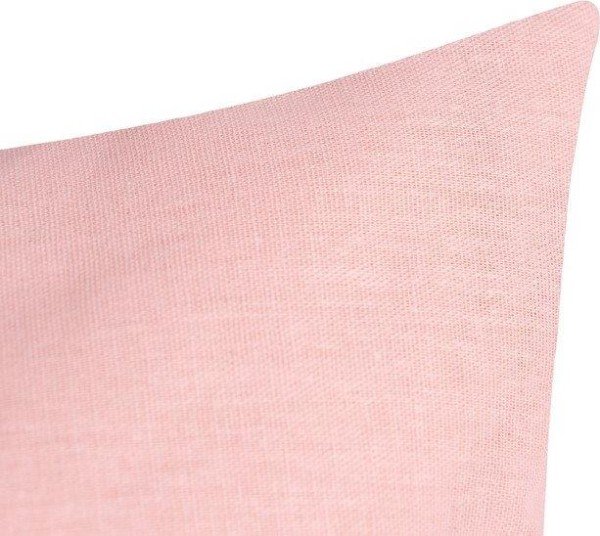 Наволочка Этель, 50х70 см, цвет светло-розовый, 100% хлопок, бязь