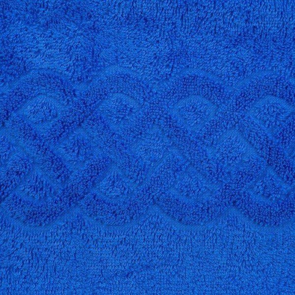 Полотенце махровое «Plait», цвет синий, 100х150 см
