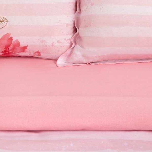Постельное бельё Этель Flamingo, 1.5-сп., 143 × 215 см, 150 × 214 см, 50 × 70 (+3) см (2 шт.)