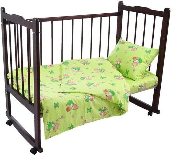 Комплект в кроватку для мальчика одеяло(110*140см) с подушкой(40*60 см) бязь,синтепон, МИКС