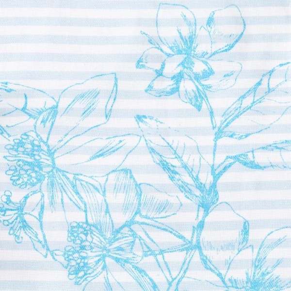 Полотенце рогожка «Этюд», 35х60 см, цвет голубой
