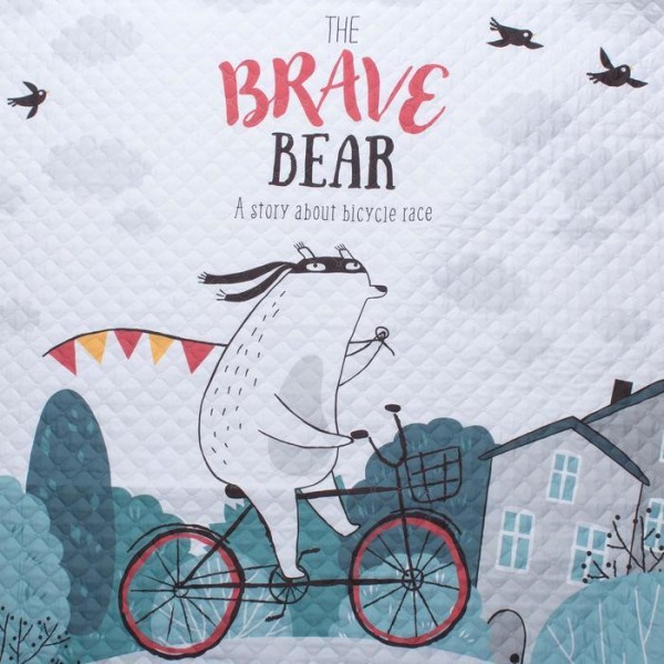 Покрывало детское Этель 1,5 сп "Brave bear", 145х210 см, микрофибра