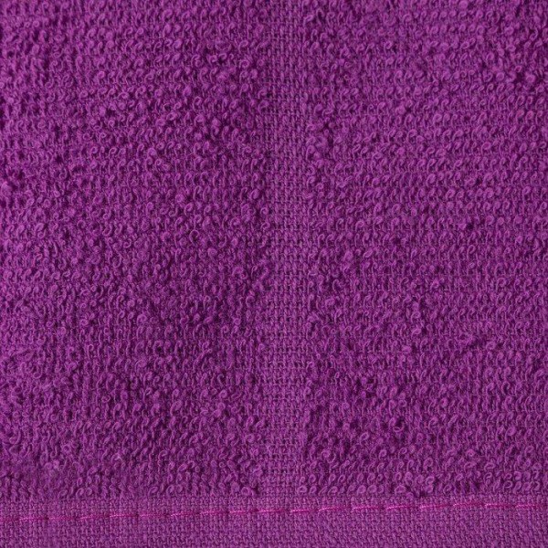 Полотенце махровое жаккардовое, размер 30х60 см, хлопок 100%, 280г/м2, цвет фиолетовый