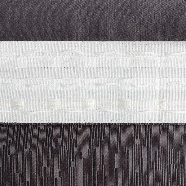 Штора портьерная Этель "Фактура"цв.серый,на шторн.ленте 145*265 см,100% п/э