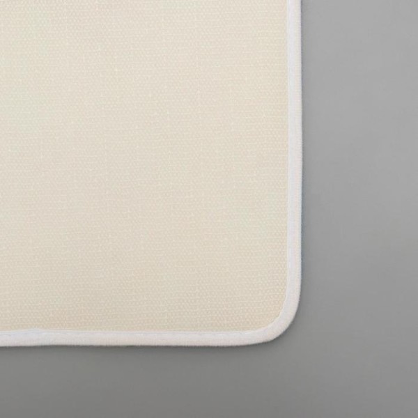 Набор ковриков для ванны и туалета Доляна «Шелла», 2 шт: 45×70, 39×45 см, цвет бело-синий