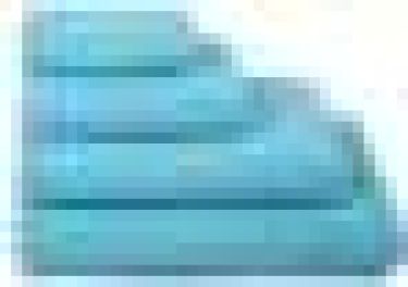 Полотенце махровое «Радуга» цвет бирюза, 70х130 см, 295г/м2