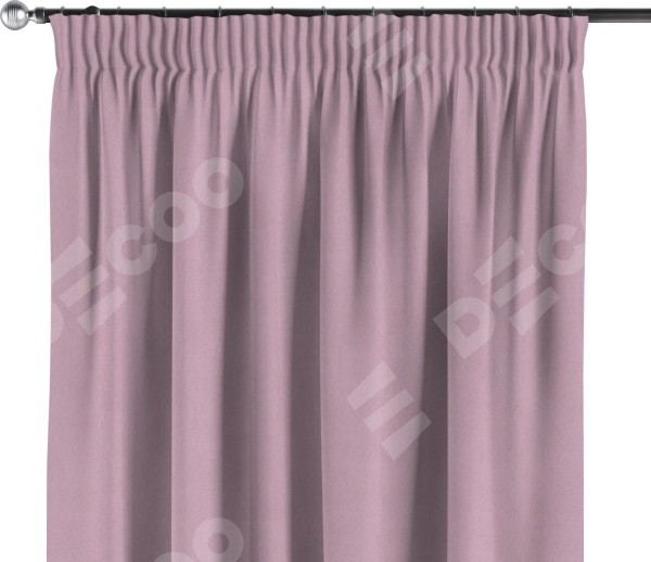 Комплект штор на тесьме «Карандаш», pipa блэкаут розовый