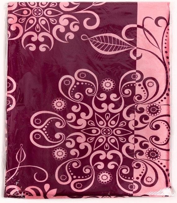 Скатерть Розовый фламинго 140*210 см, трикот, 100% п/э
