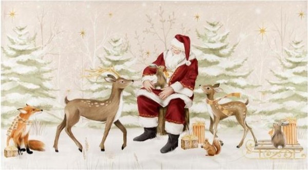 Новогоднее полотенце "Этель" Christmas forest 40х73 см, 100% хл, саржа 190 гр/м2