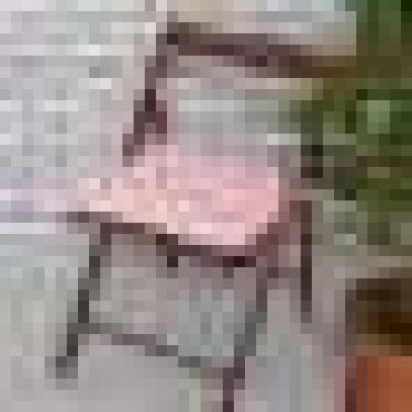 Сидушка на стул "Этель" цв.розовый 42х42см, 100% хл