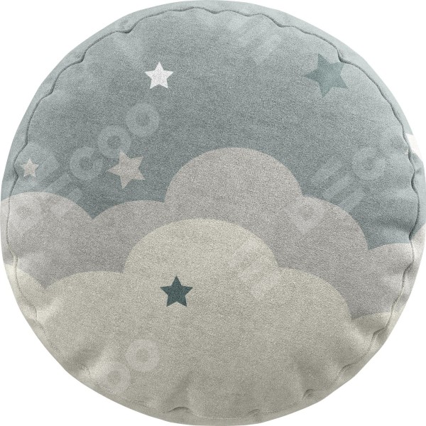Подушка круглая Cortin «Ночные облака»