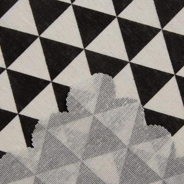Скатерть Доляна "Треугольники" 145х145±3см,100%пэ, рогожка 130 гр/м