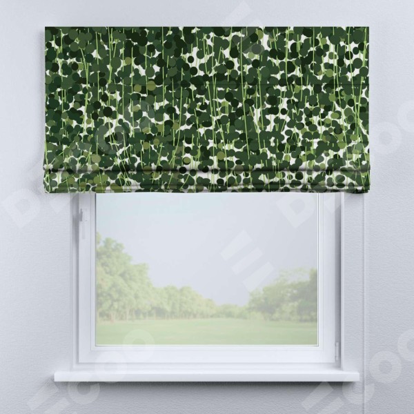 Римская штора «Кортин» для проема «Зелёный занавес»