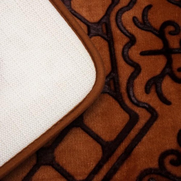 Коврик Доляна «Жанр», 50×80 см, цвет коричневый