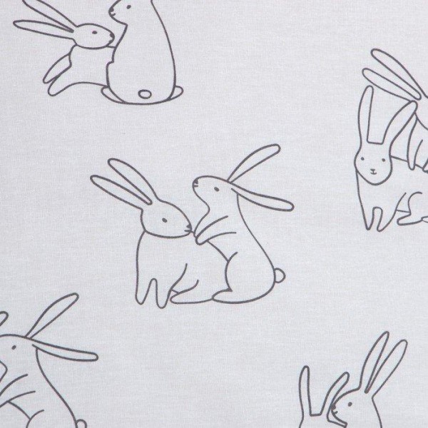 Постельное бельё Этель Дуэт «Кролики» 143х215 см - 2 шт, 220х240 см, 70х70 см - 2 шт