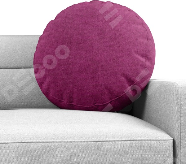 Подушка круглая Cortin вельвет фиолетовый