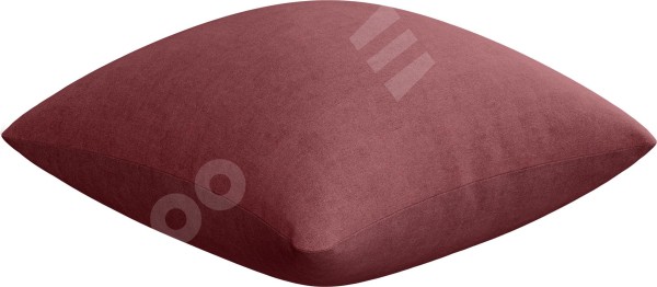 Подушка квадратная «Кортин» канвас ягодный
