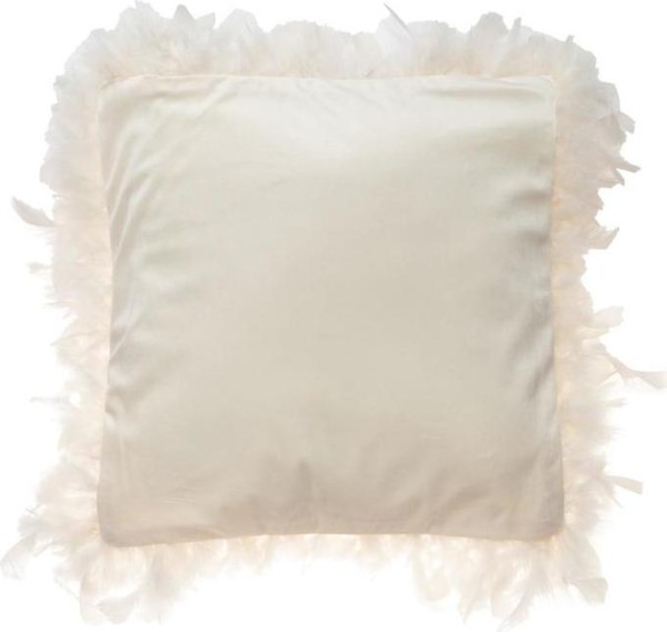 Наволочка декоративная Этель «Роскошь», цвет молочный, размер 40х40 см