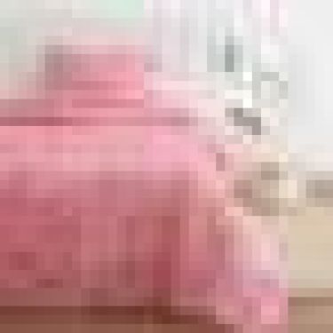 Постельное бельё Экономь и Я 1,5 сп. «Зайки» цвет розовый, 145×210, 150×210, 50×70 см-1 шт, бязь 120 гр/м2