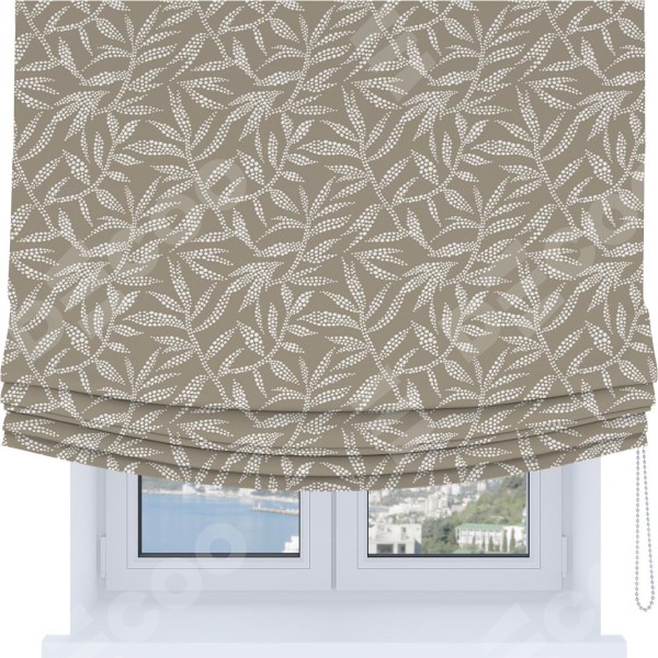 Римская штора Soft с мягкими складками, «Бежевая иллюзия»