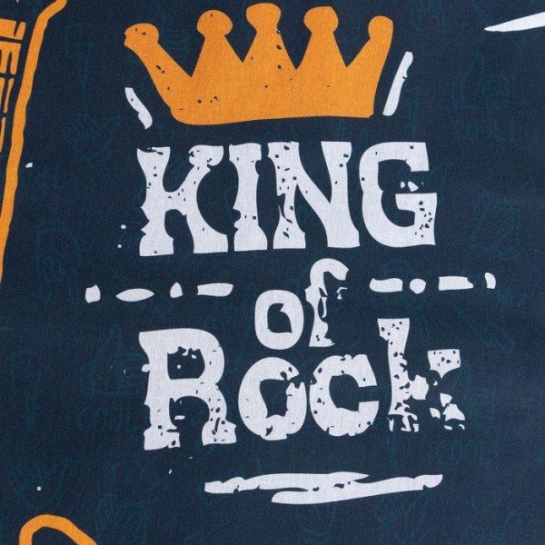 Постельное бельё Этель 1,5 сп "King of rock" 143х215 см, 150х214 см, 50х70 см -1 шт, 100 % хлопок, бязь