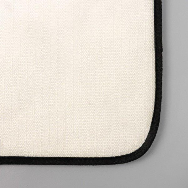 Набор ковриков для ванны и туалета Доляна «Галька геометрическая», 2 шт: 40×50, 50×80 см, цвет МИКС
