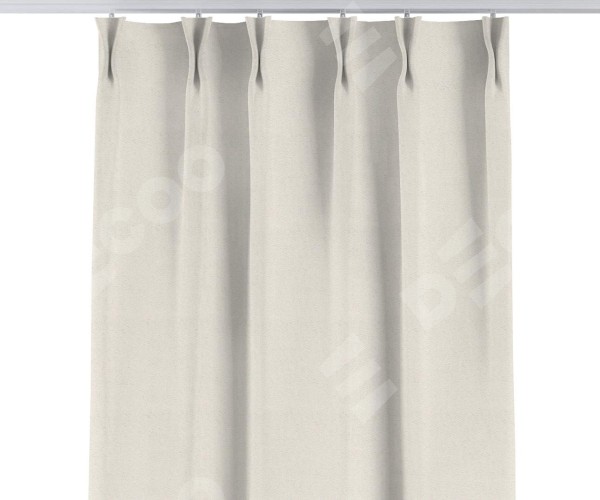 Комплект штор на тесьме «Кустик», ткань блэкаут с блеском светло-серый