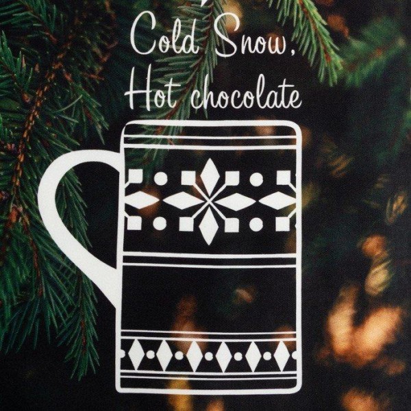 Полотенце "Этель" Hot chocolate 40х73 см, 100% хл, саржа 190 гр/м2