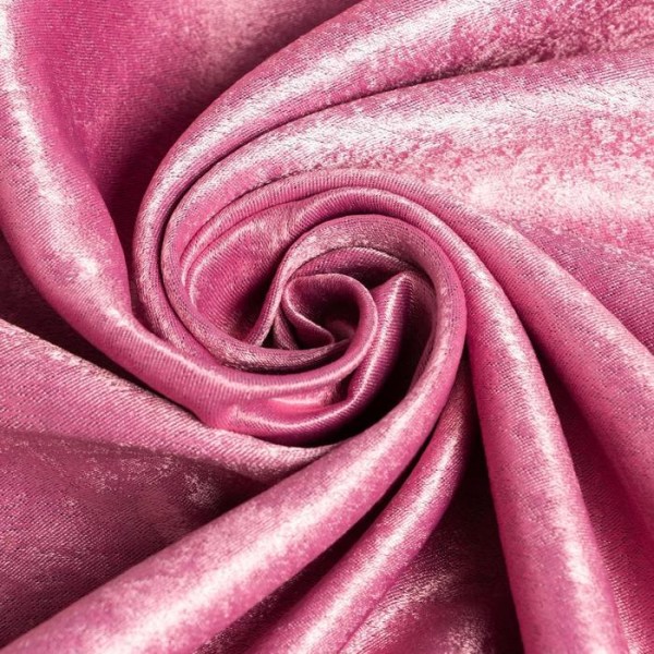 Штора портьерная Этель «Классика» цв.розовый,на люверсах 145*260 см, 100% п/э