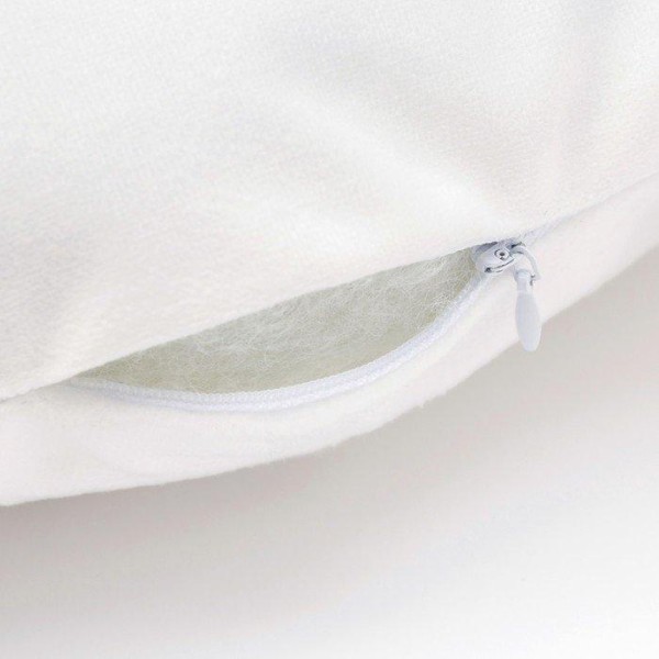 Подушка декоративная Крошка Я «Мишка», цвет белый, 48х38см, велюр, 100% полиэстер