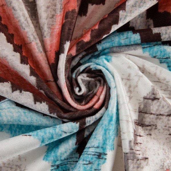 Штора портьерная Этель «Памир» 230х260 см, цвет мульти, 100% полиэстер, блэкаут