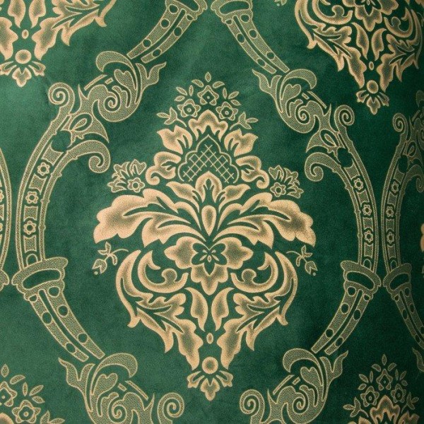 Штора портьерная Этель «Версаль» 160×270 см, цвет зелёный, 100% п/э