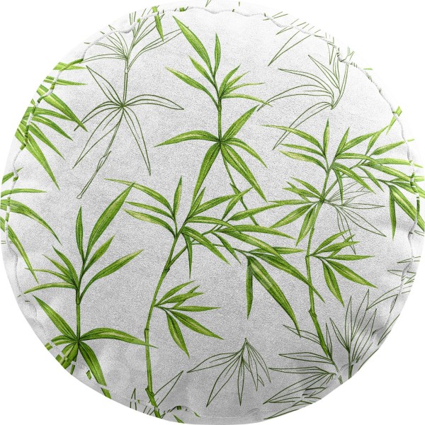 Подушка круглая Cortin «Зелёный бамбук»