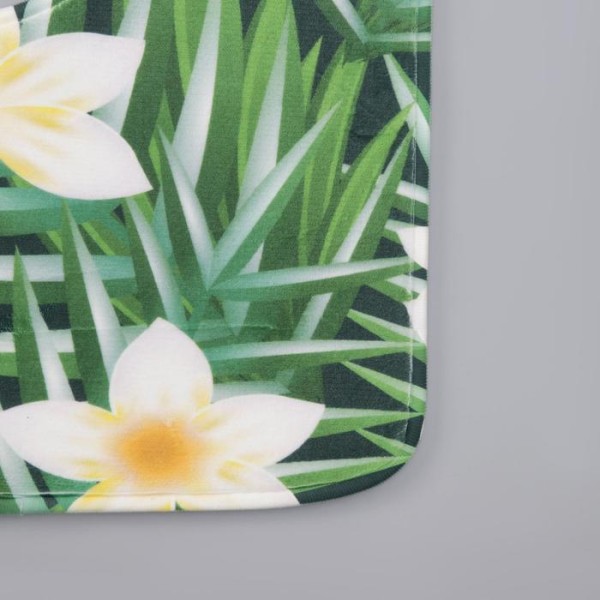 Набор ковриков для ванны и туалета Доляна «Гавайский цветок», 2 шт: 40×50, 50×80 см