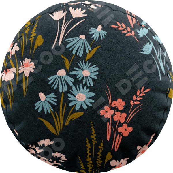 Подушка круглая Cortin «Чарующие цветы»
