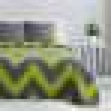 Постельное бельё Этель дуэт «Зелёный шеврон» 143х215- 2 шт, 240*220, 70х70-2 шт