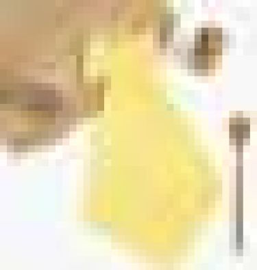 Кухонное полотенце Доляна "Бантик"цв.желтый  28х40 см, микрофибра, 100% п/э