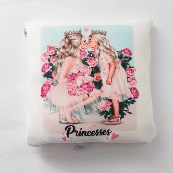 Подушка-плед «Этель» Princesses , подушка 40х40±3 см, плед 100х150 см