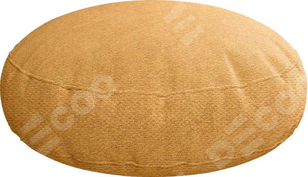 Подушка круглая Cortin ткань блэкаут с блеском золотой